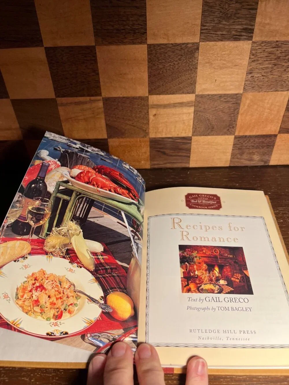 Recipes for Romantics Cookbook Gail Greco A770